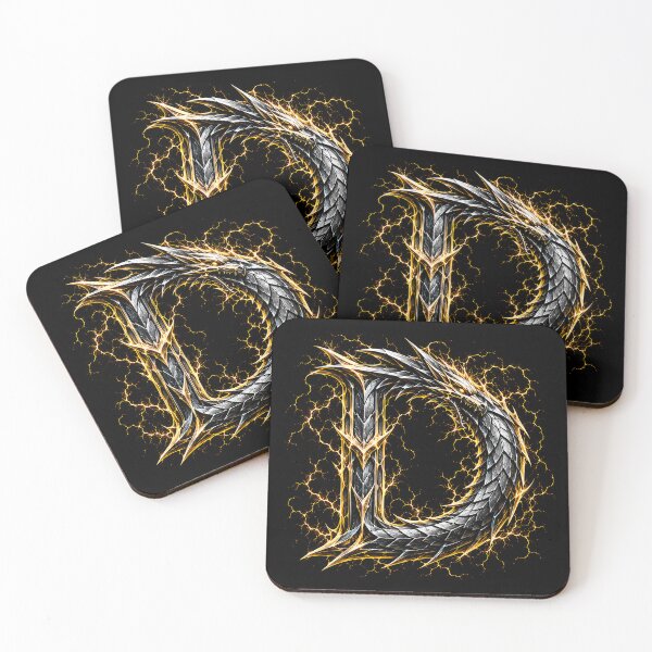 Item preview, Aurefang Dragonsteel Letter D designed and sold by BlissBlvdShop.