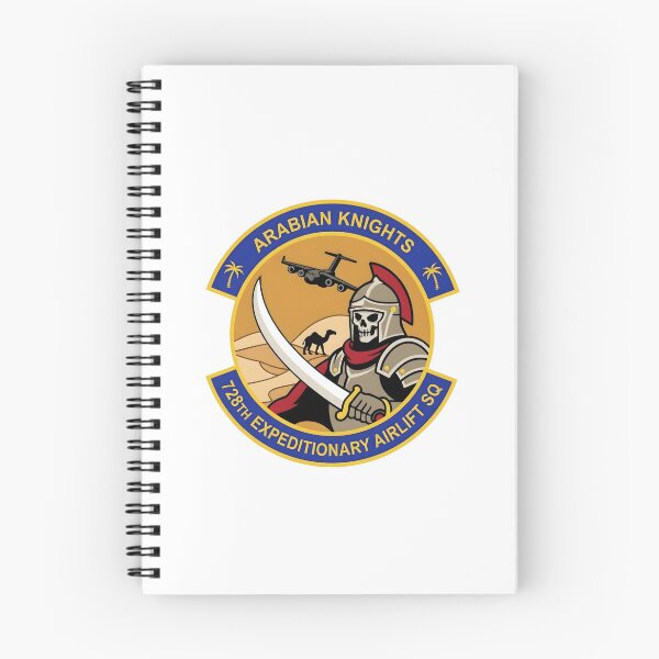 Item preview, USAF 728th Expeditionary Airlift Squadron Arabian Knights Patch designed and sold by CharlieDesings.