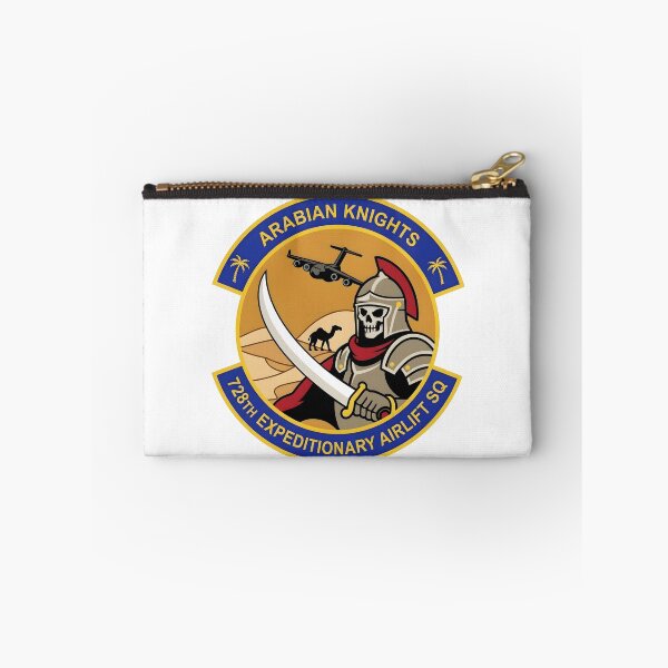 Item preview, USAF 728th Expeditionary Airlift Squadron Arabian Knights Patch designed and sold by CharlieDesings.