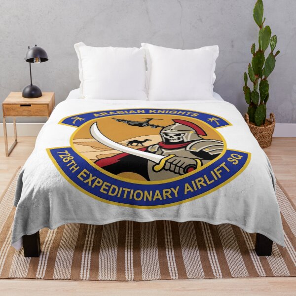 Item preview, USAF 728th Expeditionary Airlift Squadron Arabian Knights Patch designed and sold by CharlieDesings.