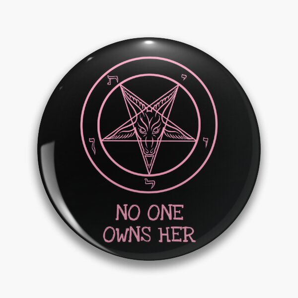 Item preview, Baphomet Sigil Feminism Quote Pink designed and sold by RebelSoulStd.
