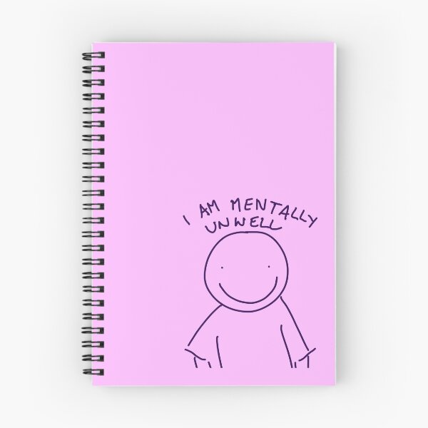 Item preview, I Am Mentally Unwell Pink designed and sold by im-unhinged-ok.
