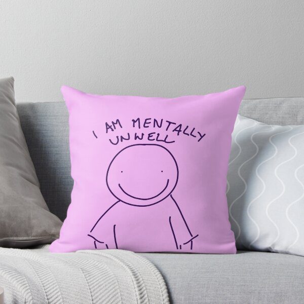 Item preview, I Am Mentally Unwell Pink designed and sold by im-unhinged-ok.