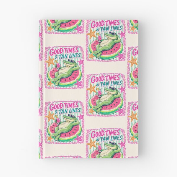 Item preview, Good Times And Tan Lines - Funny Gator Summer Vibes designed and sold by legendaryskins.