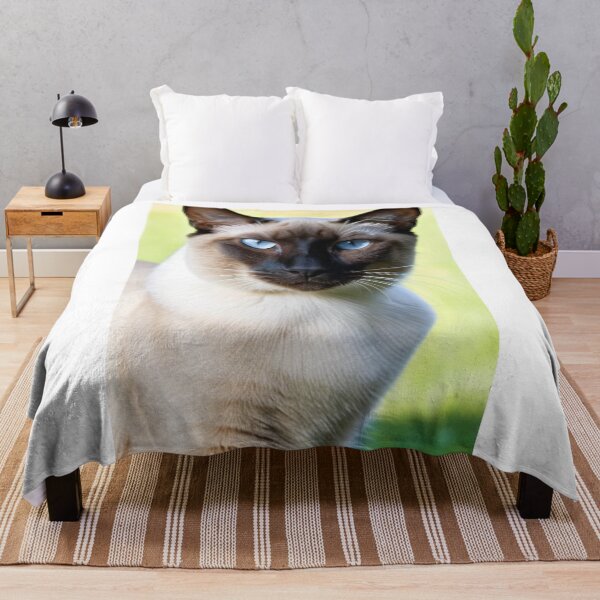 Item preview, Animals - Siamese Cat, Ice Blue Eyes Portrait designed and sold by World-Pets.
