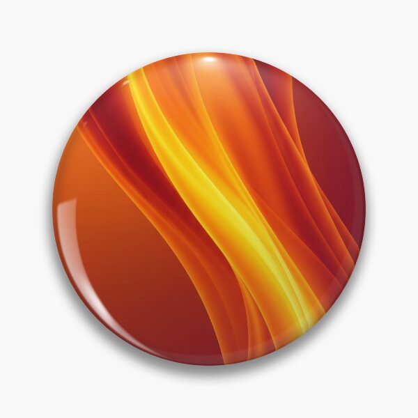 Item preview, Vibrant Fiery Orange Abstract Waves designed and sold by MegzDesign.