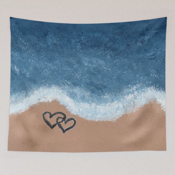 Item preview, Hearts in the Sand by the Ocean designed and sold by Kristy Carpenter.