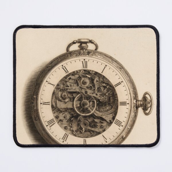 Item preview, T-Shirt - Sticker - Timeless Craft: Mechanical Pocket Watch designed and sold by ForeverPrintsOK.