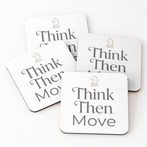 Item preview, Think Then Move Chess Design – Strategic Chess Player Quote T-Shirt | Chess Lover Gift designed and sold by KnightVibe.