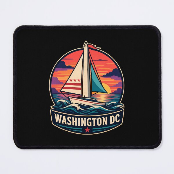 Item preview, Washington DC Sunset Sail – Monument Mast & Flag designed and sold by Fenay Designs.