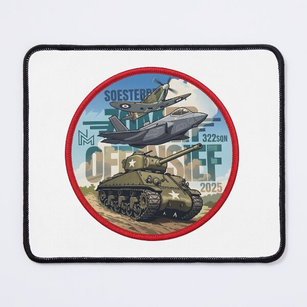 Item preview, RNLAF 322 Squadron 80th Anniversary Soesterberg Offensief 2025 Patch designed and sold by CharlieDesings.