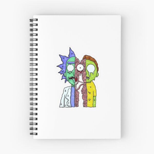Aperçu de l'œuvre Anatomie de Rick et Morty | Illustration horrifique de personnages décomposés | Autocollant pour adultes créée et vendue par suh shop.