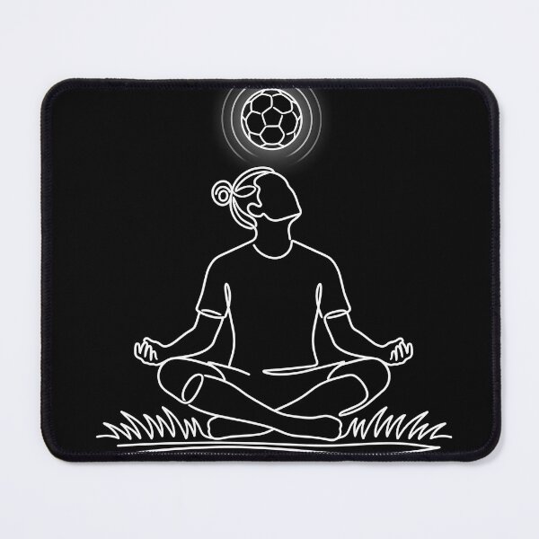 Item preview, Erling Haaland Soccer Meditation Line Art Zen designed and sold by Lolik Designs.