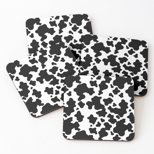 Item preview, Minimal Black & White Cow Print Pattern | Seamless Western Aesthetic designed and sold by SofiaTrendShirt.