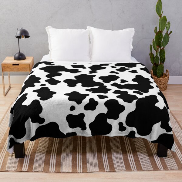Item preview, Minimal Black & White Cow Print Pattern | Seamless Western Aesthetic designed and sold by SofiaTrendShirt.