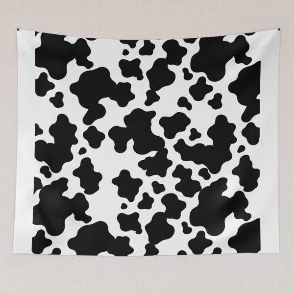 Item preview, Minimal Black & White Cow Print Pattern | Seamless Western Aesthetic designed and sold by SofiaTrendShirt.