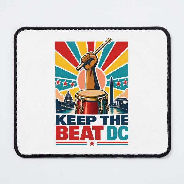 Item preview, Keep the Beat DC – Go-Go Drum Power designed and sold by Fenay Designs.