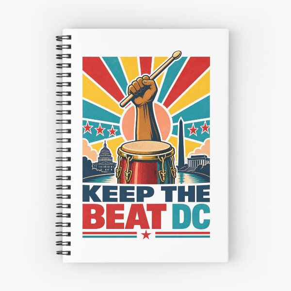 Item preview, Keep the Beat DC – Go-Go Drum Power designed and sold by Fenay Designs.