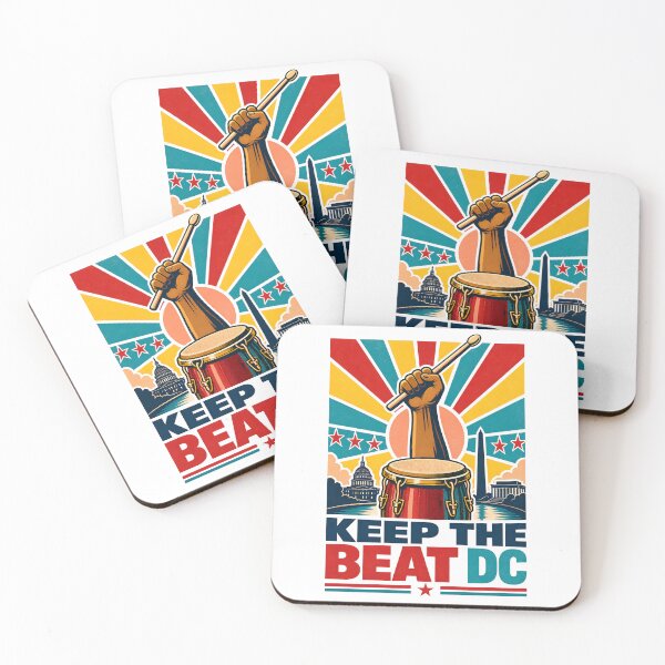 Item preview, Keep the Beat DC – Go-Go Drum Power designed and sold by Fenay Designs.