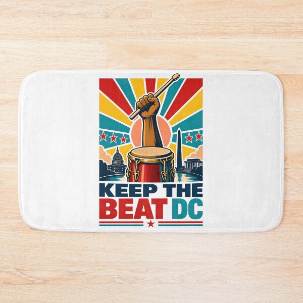 Item preview, Keep the Beat DC – Go-Go Drum Power designed and sold by Fenay Designs.