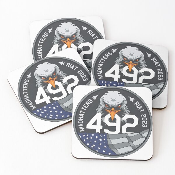 Item preview, USAF 492d Fighter Squadron RIAT 2023 Deployment Patch designed and sold by CharlieDesings.