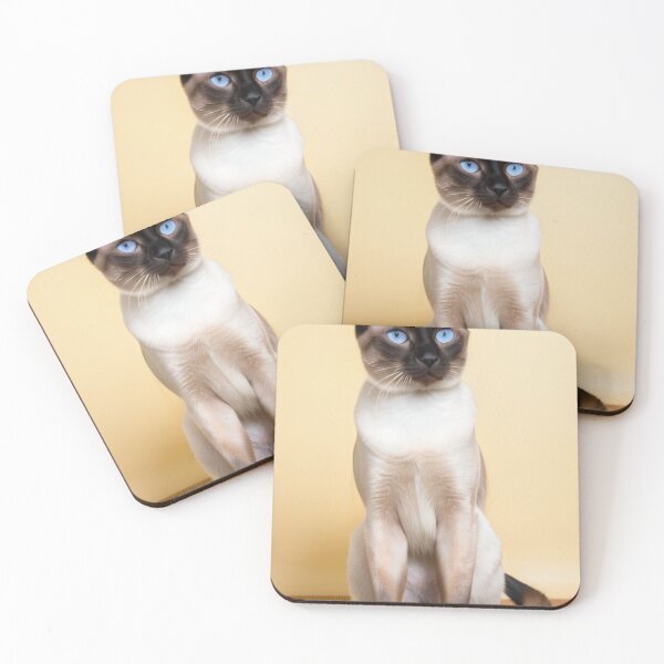 Item preview, Animals - Siamese Cat, Ice Blue Gaze and Zen Elegance designed and sold by World-Pets.