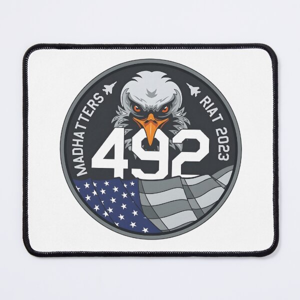 Item preview, USAF 492d Fighter Squadron RIAT 2023 Deployment Patch designed and sold by CharlieDesings.