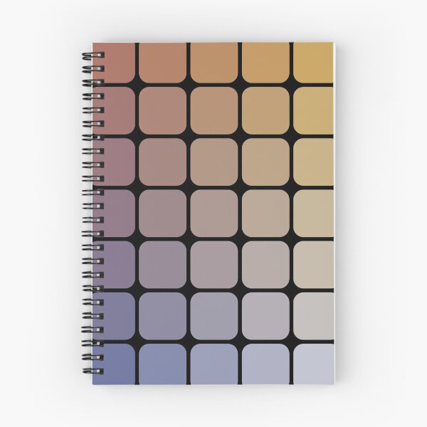 Item preview, Minimalist Color Grid Gradient Matrix Art designed and sold by drTerrens.
