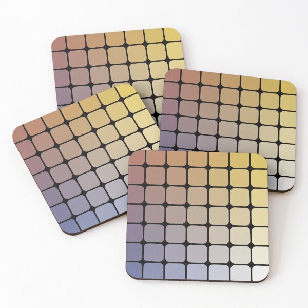 Item preview, Minimalist Color Grid Gradient Matrix Art designed and sold by drTerrens.