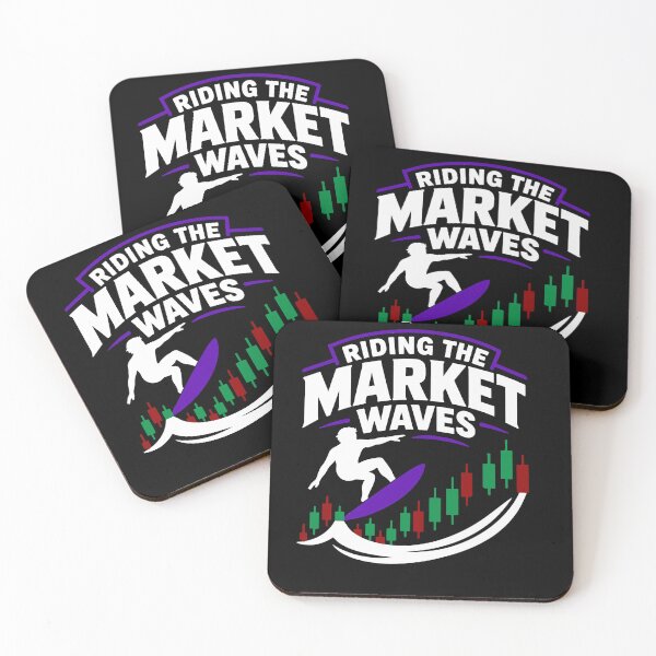 Item preview, Riding the Market Waves Surfer Riding a Candlestick Chart with Sunset Trading Illustration for Stock Market Traders and Investors designed and sold by Huddy-clothes.