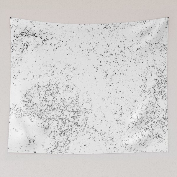 Item preview, Distressed White Plaster | Textured Black and White Grunge Throw Pillow designed and sold by Peaceful Lotus Home Design.