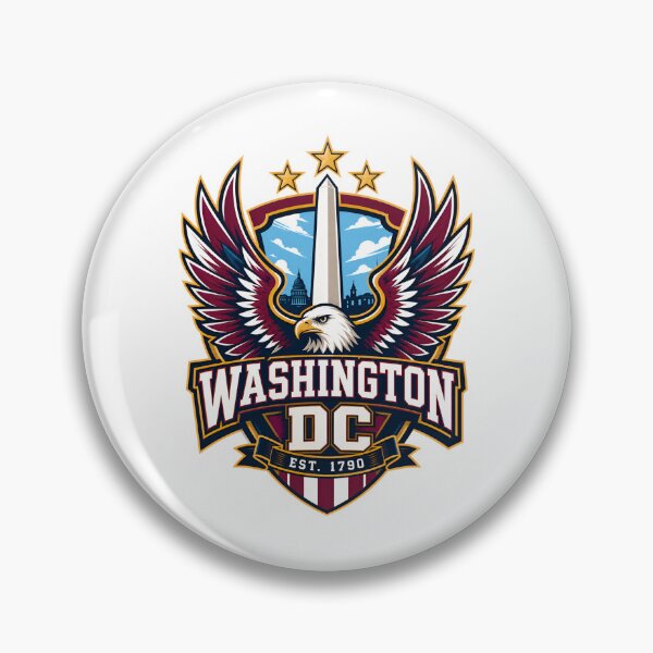 Item preview, Washington DC Eagle Crest – Monument Wings 1790 designed and sold by Fenay Designs.