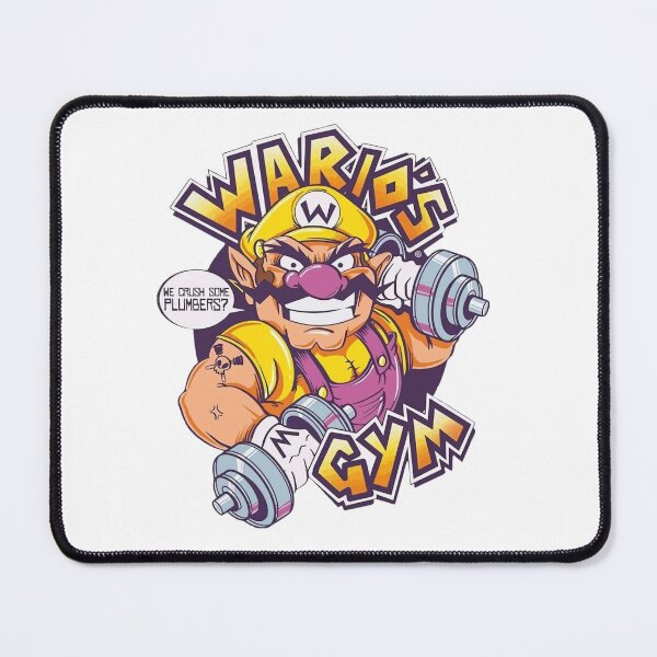 Item preview, Warios Gym We Crush Some Plumbers Gaming Fitness designed and sold by Macias123.