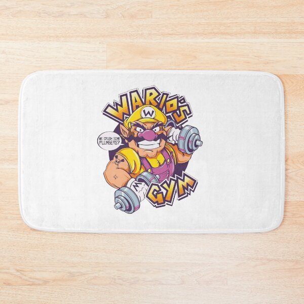 Item preview, Warios Gym We Crush Some Plumbers Gaming Fitness designed and sold by Macias123.
