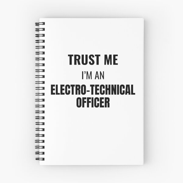 Item preview, Trust Me I'm an Electro-Technical Officer (Black) designed and sold by ShipCrewNation.