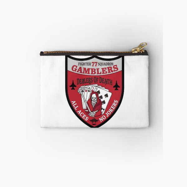 Item preview, USAF 77th Fighter Squadron Gamblers Shield Patch designed and sold by CharlieDesings.