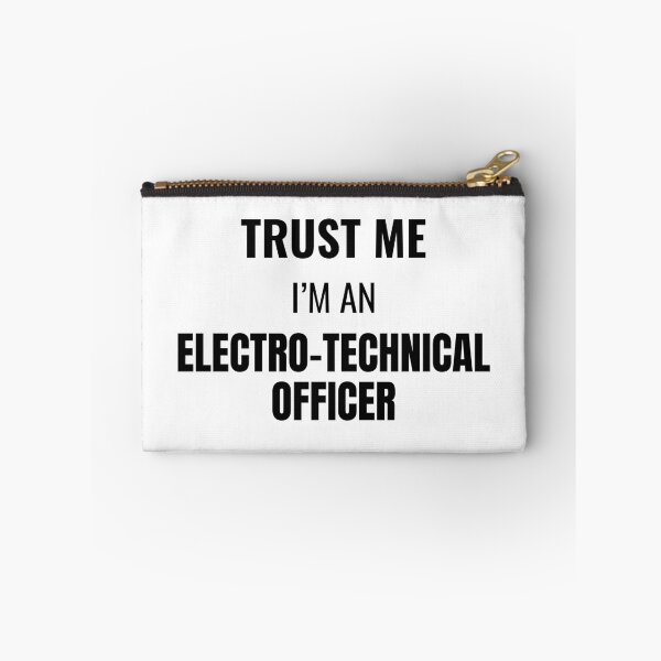 Item preview, Trust Me I'm an Electro-Technical Officer (Black) designed and sold by ShipCrewNation.