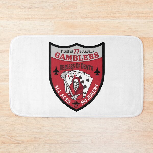 Item preview, USAF 77th Fighter Squadron Gamblers Shield Patch designed and sold by CharlieDesings.
