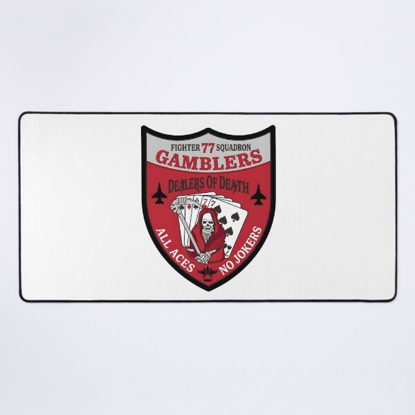 Item preview, USAF 77th Fighter Squadron Gamblers Shield Patch designed and sold by CharlieDesings.