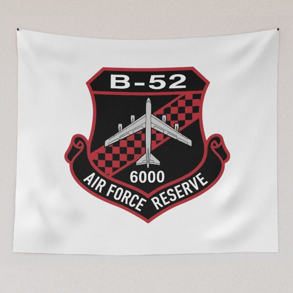 Item preview, USAF Air Force Reserve B-52 6000 Flight Hours Milestone Patch designed and sold by CharlieDesings.