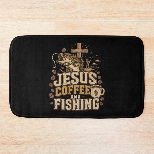 Item preview, Jesus Coffee and Fishing Christian Fisher designed and sold by OlakunleOloroz.