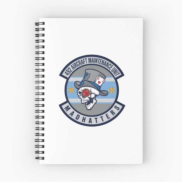 Item preview, USAF 492d Aircraft Maintenance Unit Madhatters Patch designed and sold by CharlieDesings.