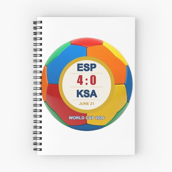 Item preview, ESP 4–0 KSA | Copa del Mundo 2026  designed and sold by ariksworld.
