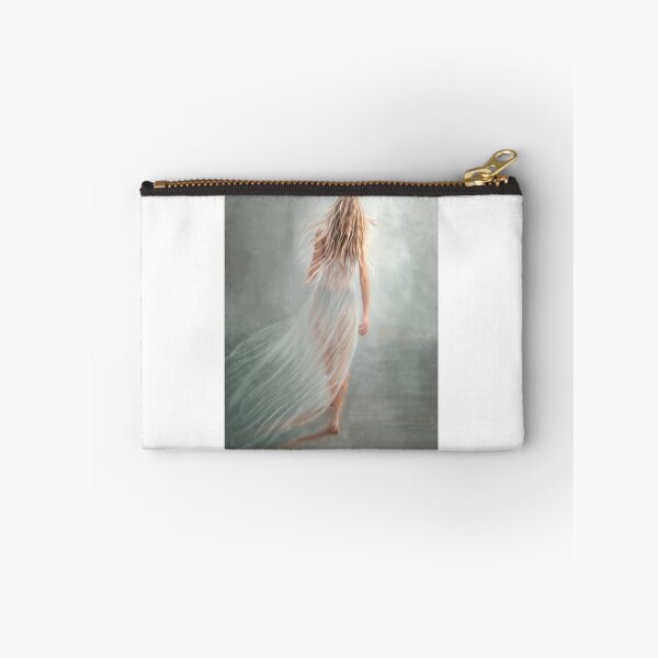 Item preview, Walking into the Light – Ethereal Womanwoman in white designed and sold by Marie Helyar Art & Keepsakes.