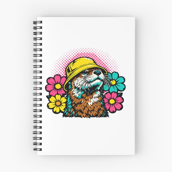 Item preview, Pop Art Otter Bucket Hat Retro Floral Comic Animal designed and sold by afr-saad.