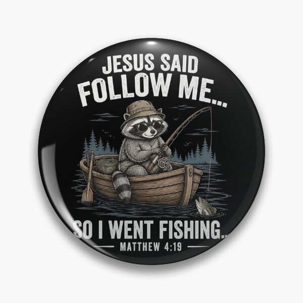 Item preview, Jesus Said Follow Me So I Went Fishing Christian Fishing designed and sold by OlakunleOloroz.