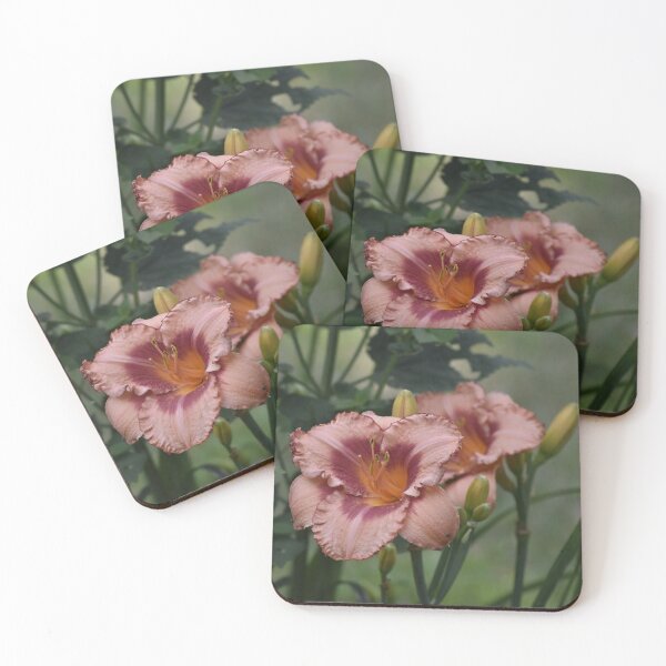 Item preview, Pink Daylily Flower Botanical Macro Photography designed and sold by TathataPhotos.
