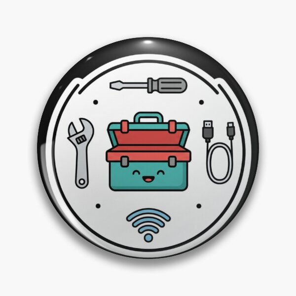 Item preview, IT Technician Tools Badge Tech Support Design designed and sold by KurtByteStudio.