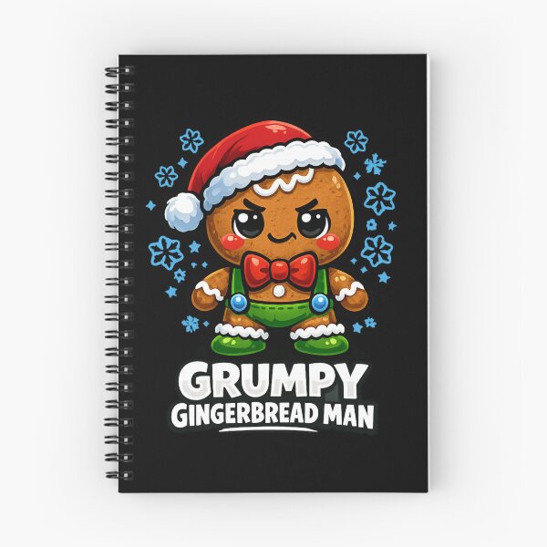 Item preview, Grumpy Gingerbread Man Matching Christmas T-Shirt | Funny Holiday Family Graphic Gift designed and sold by Trendably.