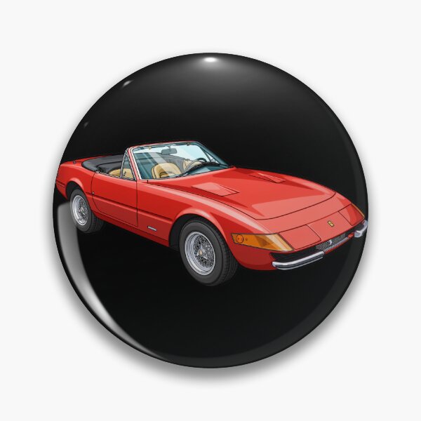 Item preview, Cartoon Supercar - 365 GTS/4 Daytona designed and sold by Totally Gen X.